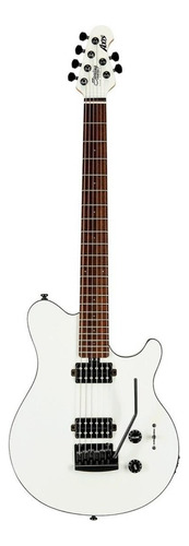 Guitarra Eléctrica Sterling Axis Ax3s Single-cutaway De Tilo White Con Diapasón De Jatoba