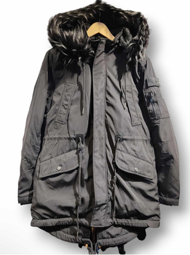 Campera Parka Nylon (piel Importada)