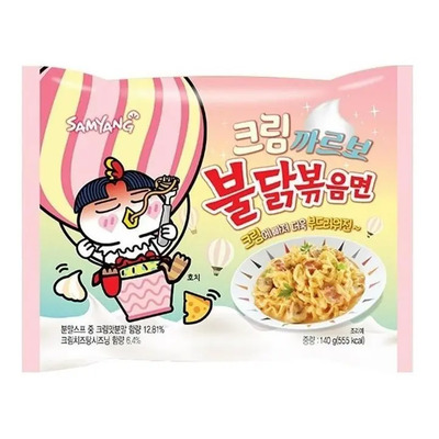 Ramen Coreano Picante Cream Carbonara 1 Pieza 140g Samyang | MercadoLibre