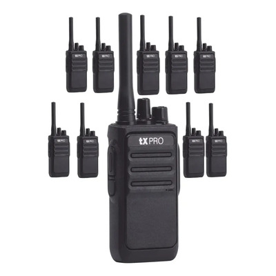 Txpro 10x Radio Portátil Uhf Tx-320 Tx320 16ch 2 Watts | Envío gratis