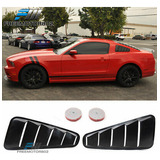 Fit 10-14 Ford Mustang Side Window Louver Covers Mach St Zzg