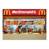 Fundo Fotográfico Mcdonald's Em Tecido 1,20x1,75 Pn-0595