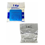 Sulfato De Potasio 1 Kg + Nitrato De Potasio 1 Kg