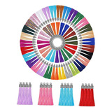 100 Pcs Colorido 60mm Tassel Pingentes Artesanato Para Diy