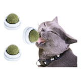 X3 Bola Hierba Gatera Catnip Snack Gatos Bola Adhesiva Cat C