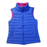 Chaqueta De Plumas Nike, Reversible Puffer Vest 550 Women, Rosada/celeste, Talla S