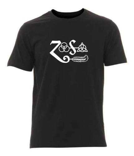 Camiseta  Rock Banda Led Zeppelin Logo
