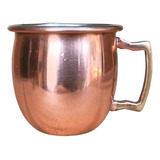 Mini Caneca Moscow Mule 60ml Shot Cobre Martelada Drink Bar