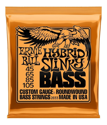 Ernie Ball 2833 Cuerdas Bajo Electrico 45-105