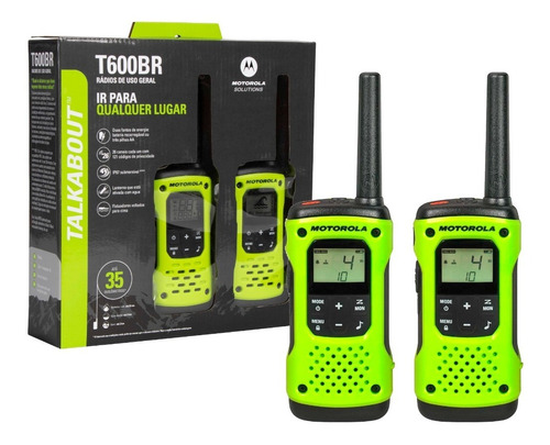 Par Radio Comunicador Motorola Talkabout Walk Talk T600 H2o