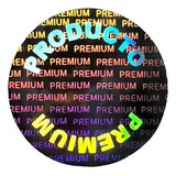 100 Sellos Holográficos Producto Premium 15x15mm