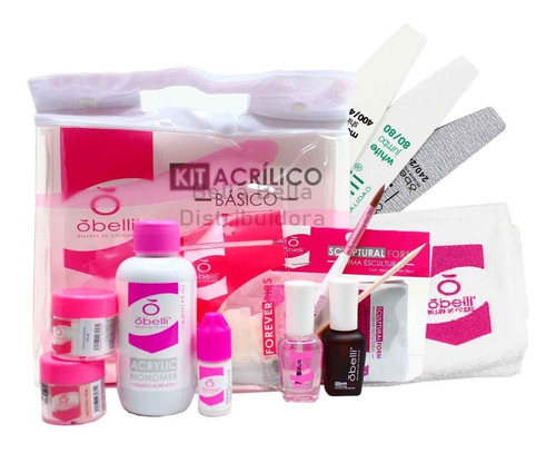 Kit Para Uñas Acrilicas By Obelli Mini Kit Basico