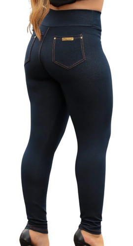 Kit 2 Calça Legue Jeans Feminina Com Bolso - Lançamento 2021