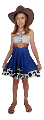 Vestido Infantil Fantasia Jessie Toy Story