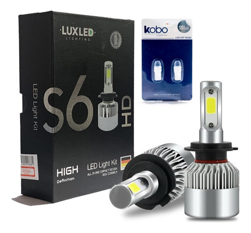 Cree Led Kit S6 32000 Lumenes H9 H1 H7 Hb4 H3 H11 H8 H27 + 2 Led Posicion Cruze C3 C4 Picasso C5 Fox 207 Gti Fox Suran 