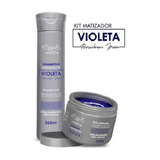 Shampoo E Mascara Matizador Violeta 300ml Belkit Premium 