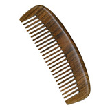 Peine De Madera De Sándalo Natural Para Cabello Rizado, Sin 