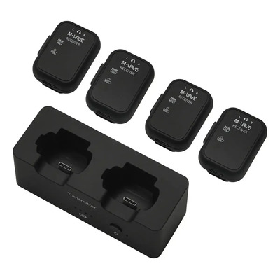 Tuomo M-vave Wp12 4 Receptor Y 1 Transmisor M-vave Wp-12 Monitoreo De Audio - 2,4 Ghz, Transmisión Audio 24 Bit\u002F48 Khz, Alcance 30 M, Batería Larga Duración | Envío gratis