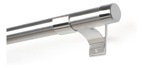 Kit Varão Sofisticado Para Cortina 28mm Alumínio 3,10m