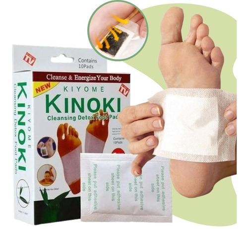 30 Parches Desintoxicantes Kinoki Para Pies Detox