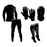 Conjunto Termico Alpina + Guantes + Pasamontaña + Medias Cuo