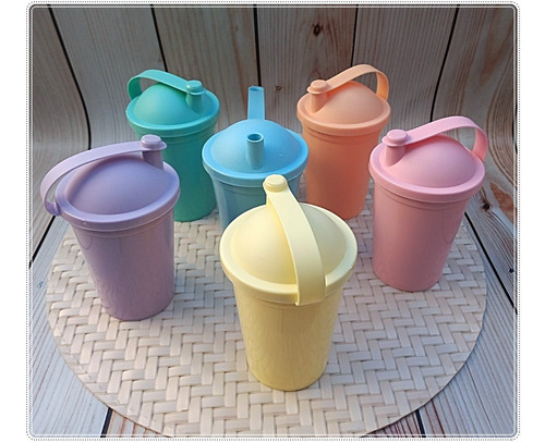 Vasos Plasticos Souvenirs X 60 Colores Pasteles Con Pico