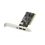 Placa Pci Firewire 3+1 Portas | Alta Velocidade 480mbps