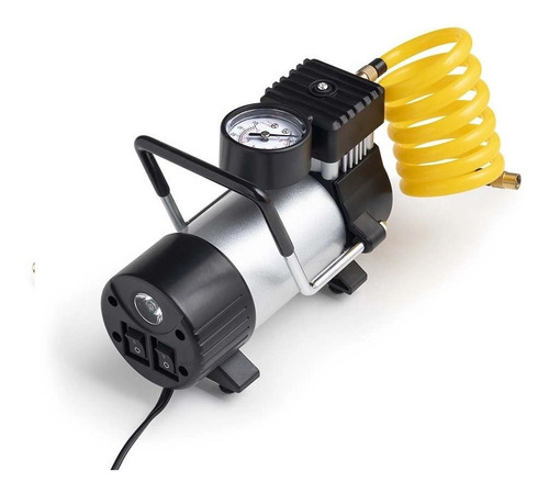 Compressor De Ar Metálico 12v Vazão 25l/min 150psi C/bicos