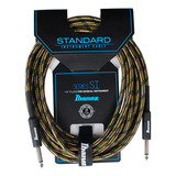 Cable Ibañez Si Para Instrumento Neg/verde 6.10 Mt Si20 Cgr