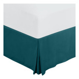 Utopia Bedding Falda Para Cama Individual Resistente Teal