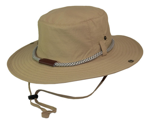 Sombrero Australiano De Taslon Con Cordon Pesca - Camping