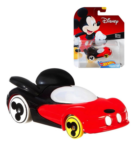 Hot Wheels Set 4 Mickey Mouse Minnie Daisy Donald  Disney