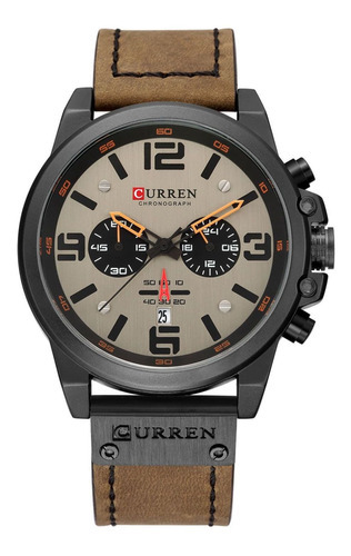 Reloj Para Hombre Curren Krec160123 Marrón