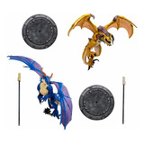 Mcfarlane: World Of Warcraft - Bronze Proto Drake Y Blue Hig