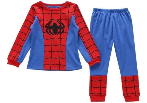Cosplay De Niño Vengadores Pijama De Spiderman Para 2pcs