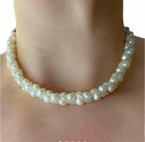 Hermoso Collar Perlas Cultivadas Akoya Japonesas 6-7mm C/u