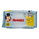 Toallitas Húmedas Huggies Protect Plus Mickey 48 Unidades