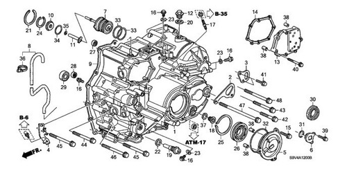 Estopera Izq. Caja Automtica Honda Accord V6 97-16 Original Foto 2