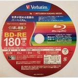 Blu-ray Bd-re 25gb 2x Regrabable Verbatim, Imprimible Virgen