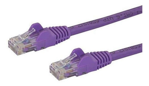 Cable De Red 3m Púrpura Cat6 Ethernet Gigabit Sin Enganches