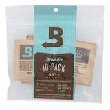 10 Boveda Packs 65% 8gr Control Humedad 2 Vias 