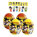 Huevo Sorpresa Dragon Ball Super Con Juguete 2d Y Stickers