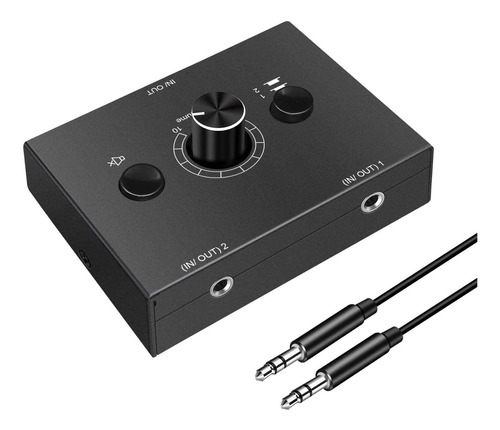 Conmutador De Audio De 3.5 Mm Laboen Switch 2 E / 1 S