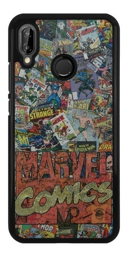 Funda Protector Para Huawei Marvel Comics Logo 