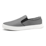 Tenis Iate Masculino Sapato Mocassim Casual Slipon Liso Off