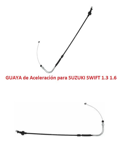 Guaya Cable Acelerador Swift Sincronico 1.3 1.6  Foto 5