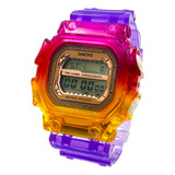 Reloj Pulsera Digital Impermeable Morado Deportivo Dama