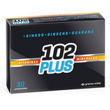 102 Plus Vitaminas Y Minerales Con Ginkgo Y Ginseng X 30