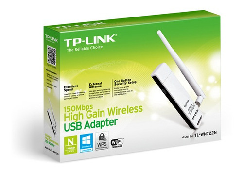 Adaptador Usb Wifi Tp-link Tl-wn722n  150mbps