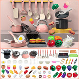 Juego De Cocina Para Niños Con Sartenes, Utensilios, 83 Pcs